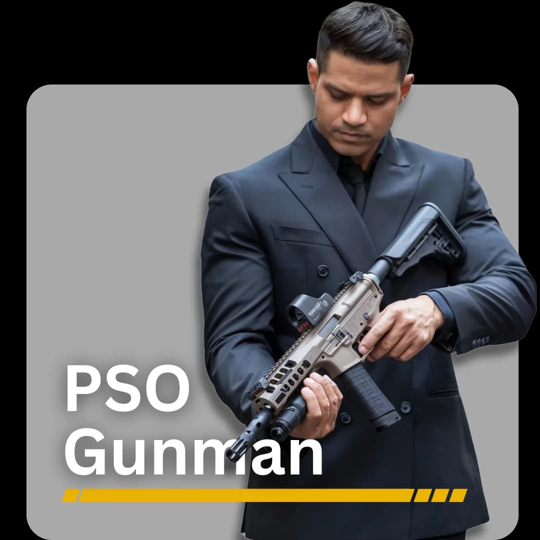 Armed PSO Gunman Escorts
